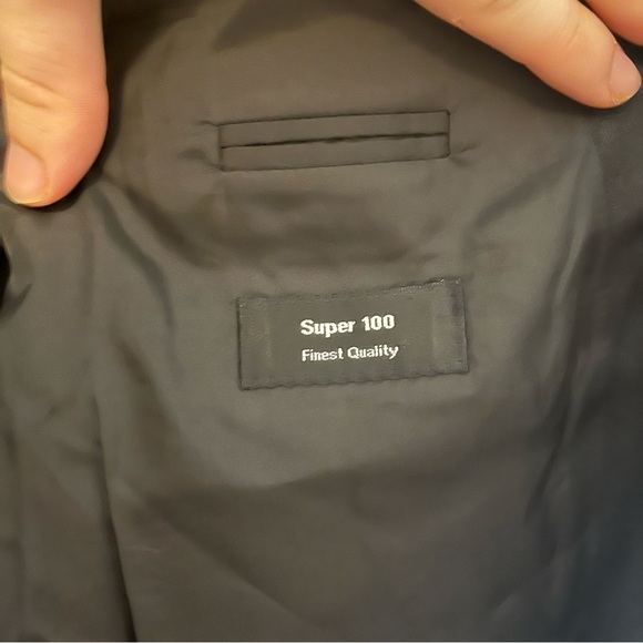 Boss Hugo Boss Suit Jacket Sports Jacket Super 100 Finest Quality Black 3 Button - Picture 7 of 9